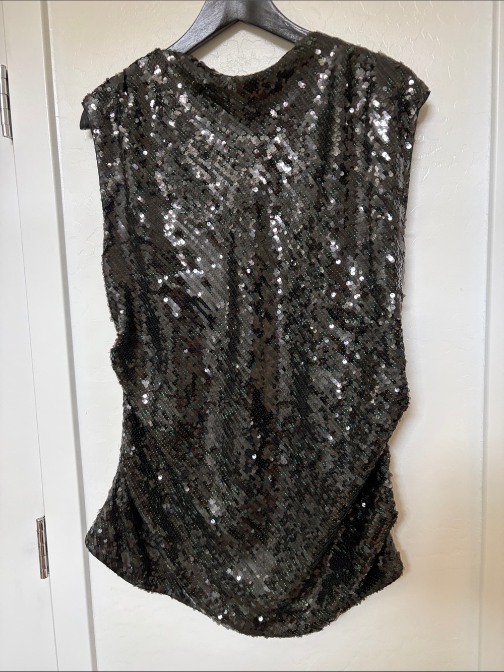 Banana Republic Bias-Cut Sequin Draped Top